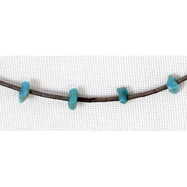 Navajo Liquid Sterling & Turquoise Necklace