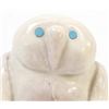 Image 2 : Zuni Carved Dolomite Owl Fetish by B. Yatsattie