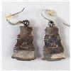 Image 4 : Zuni Sterling Inlay Earrings by John Kallestewa