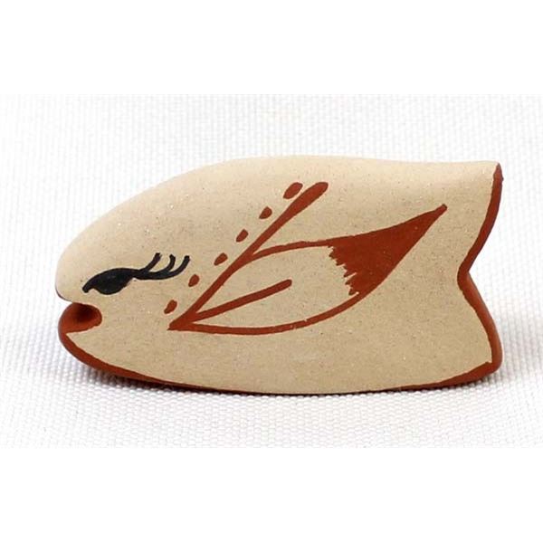 Native American Jemez Pottery Fish by V. Chinana
