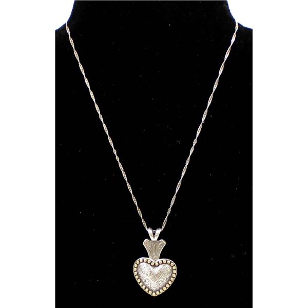 Stainless Steel Heart Pendant Necklace