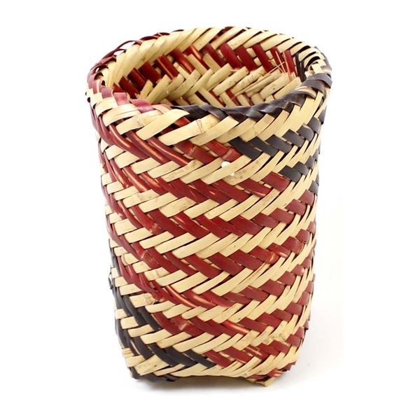 Native American Cherokee Double Weave Basket