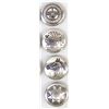 Image 2 : 11 Navajo Sterling Silver Button Covers