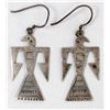 Image 1 : Vintage Navajo Sterling Thunderbird Earrings