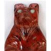 Image 2 : Zuni Carved Amber Bear Dancer Fetish
