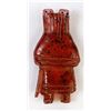 Image 4 : Zuni Carved Amber Bear Dancer Fetish
