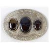 Vintage Cherokee Moss Agate Belt Buckle