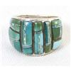 Sterling Turquoise Ring, Size 7