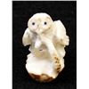 Zuni Fossilized Ivory Owl Fetish by Pernell Laate