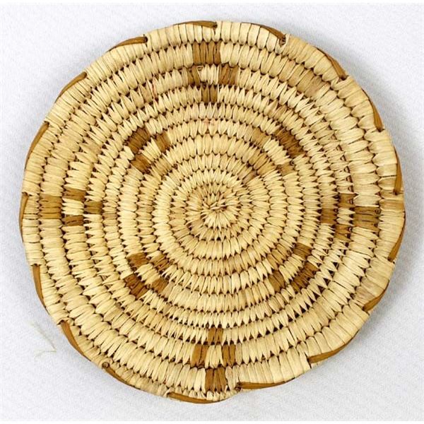 Native American Tohono O'odham Flat Basket