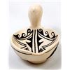 Image 3 : Hopi Old Oraibi Pottery Turtle Bowl by B Monongye