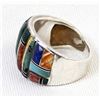 Image 3 : Sterling Channel Overlay Ring, Size 6.5