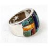 Image 7 : Sterling Channel Overlay Ring, Size 6.5