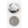 Image 8 : Sterling Channel Overlay Ring, Size 6.5