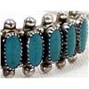Image 4 : Navajo Route 66 Sterling Turquoise Bracelet