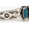 Image 9 : Navajo Route 66 Sterling Turquoise Bracelet
