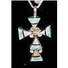 Image 2 : 2 Native American Zuni Sterling Inlay Necklaces