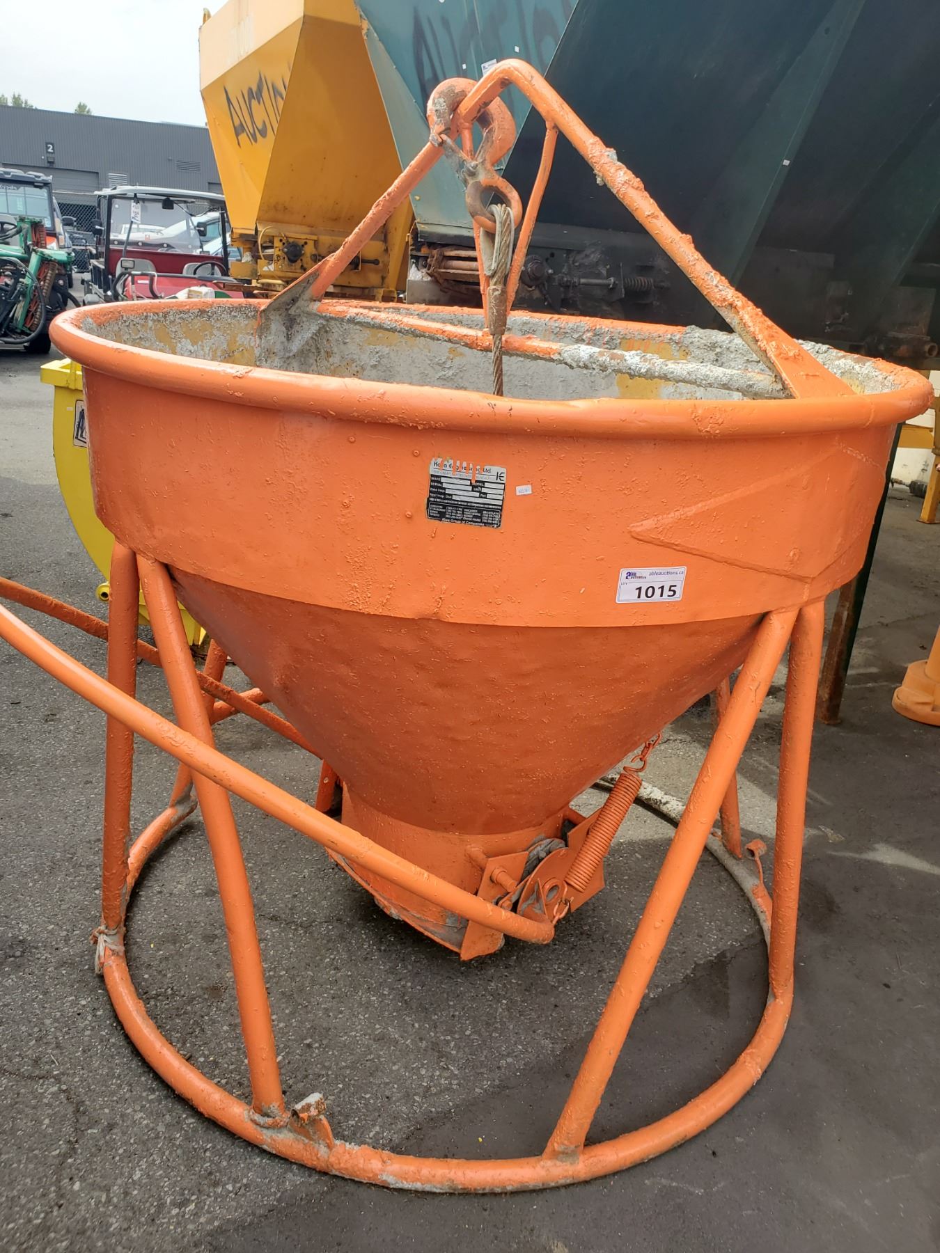 GAR-BRO MODEL #440-R CONCRETE BUCKET - Able Auctions