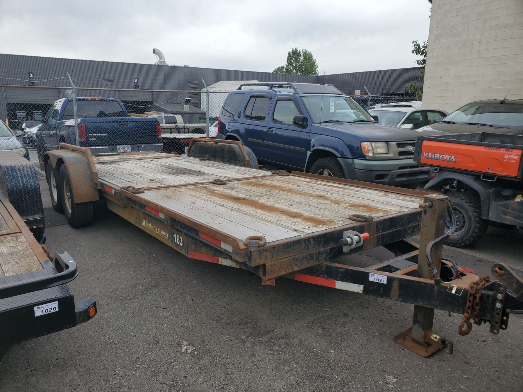 2007 DOUBLE R. 1 0198, TANDEM TRAILER, BLACK, VIN # 1D9BU212X7N451455