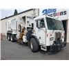 Image 2 : 2010 PETERBILT PACCAR CHASSIS, GARBAGE TRUCK, WHITE, VIN # 3BPZL00X8AF719933