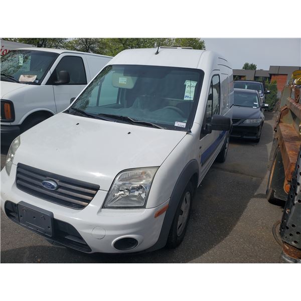 2010 FORD TRANSIT CONNECT, 5DR VAN, WHITE, VIN # NM0LS7BN8AT035634