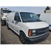 Image 2 : 2001 CHEVROLET EXPRESS 1500, 3DR VAN, WHITE, VIN # 1GCFG15M711124611