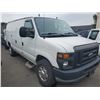 Image 2 : 2010 FORD E-250 FLEX FUEL, 4DR VAN, WHITE, VIN # 1FTNE2EW0ADA14801