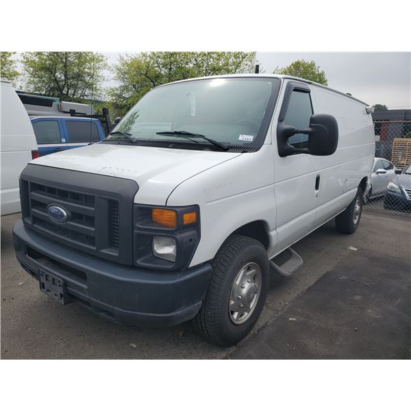 2010 FORD E-250, 6DR VAN, WHITE, VIN # 1FTNE2EW7ADA20286