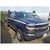 Image 2 : 2017 CHEVROLET SILVERADO, 4DR CREW CAB, BLUE, VIN # 3GCPCNEH1HG454007