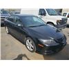 Image 2 : 2005 MAZDA 6, 4DR SEDAN, BLACK, VIN # 1YVHP84D655M23552