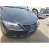 Image 3 : 2005 MAZDA 6, 4DR SEDAN, BLACK, VIN # 1YVHP84D655M23552