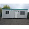 Image 1 : 20' PORTABLE OFFICE TRAILER