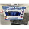 Image 2 : BLUE STEELMAN 10 DRAWER 2 DOOR WORK BENCH H36" X W88" X D26" WITH ANTI-SLIP LINING