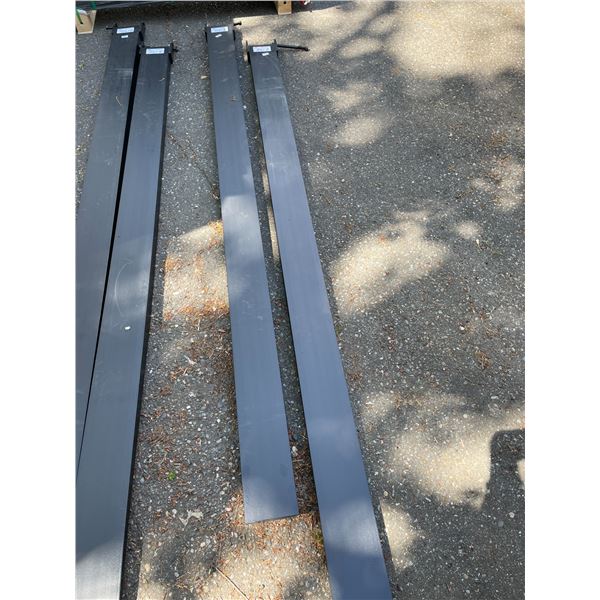 PAIR OF 10' FORKLIFT EXTENSIONS 6,600LBS CAPACITY