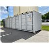 Image 1 : *SL LOC* NEW 9'6"H X 40'L GREY COMMERCIAL 52,910LBS CAPACITY SWING DOOR SHIPPING CONTAINER WITH 4