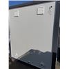 Image 2 : *SL LOC* NEW BASTON 91"H X 81"W X 51"D DUAL PORTABLE TOILET WITH SINKS, TOILETS, LIGHTS & BATHROOM