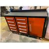 Image 1 : *SL LOC* 5.5' WORK BENCH WITH 10 DRAWERS, 1 CABINET ANTI-SLIP LINING LOCKING DRAWERS AND KEY, AND