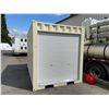 Image 1 : BEIGE 12' SELF-STORAGE STORAGE CONTAINER WITH ROLL UP DOOR L12' X W87" X H99"