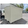 Image 2 : BEIGE 12' SELF-STORAGE STORAGE CONTAINER WITH ROLL UP DOOR L12' X W87" X H99"