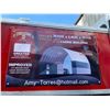 Image 1 : GOLDEN MOUNT CONTAINER MOUNTED PE FABRIC BUILDING H11' X L40' X W40' UV PROTECTION, LEAK RESISTANT