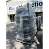 Image 3 : STEELMAN BLACK 8' X 20PCS GALVANIZED STEEL FENCING SYSTEM AND 14' BI-PARTING DRIVEWAY GATE WITH