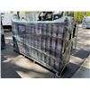 Image 2 : STEELMAN BLACK 20' GALVANIZED STEEL BI-PARTING FARM GATE 61"H