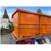 Image 2 : GREATBEAR ORANGE METAL INDUSTRIAL FORKLIFT DUMP BIN W43" X L43" X H37"