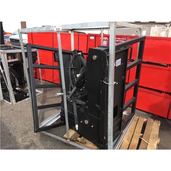 GREATBEAR HYDRAULIC SKID STEER GRAPPLE/CUTTER ATTACHMENT