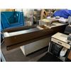 Image 2 : 2-TONE 114"L X 29"W X 33"H ELECTRIC RUBBER CONVEYOR CHECK OUT COUNTER SYSTEM