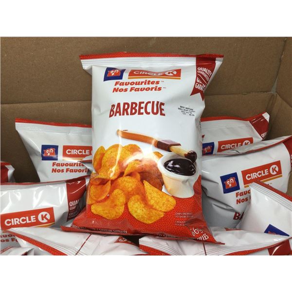 Circle K Barbecue Potato Chips (12 x 66g)