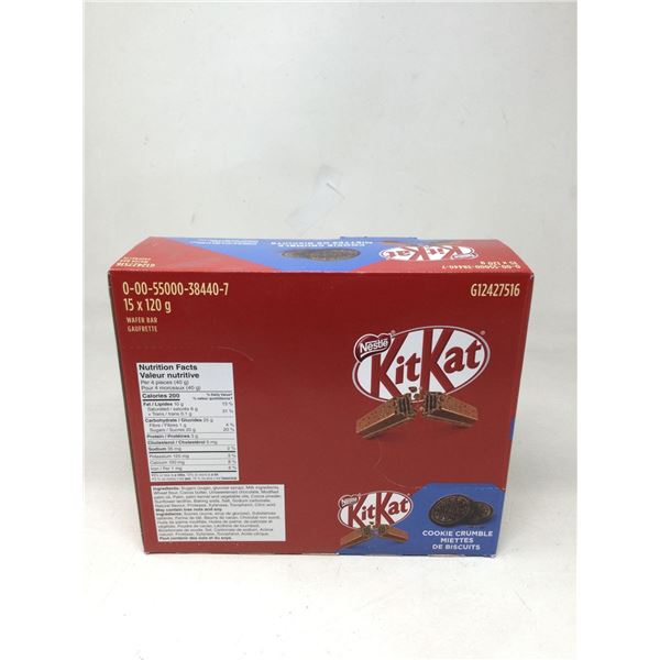Nestle KitKat- Cookie Crumble (15 x 120g)