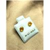 Image 1 : 10K Yellow Gold Yellow Sapphire(1.4ct) Earrings, Made in Canada, Suggested Retail Value $200