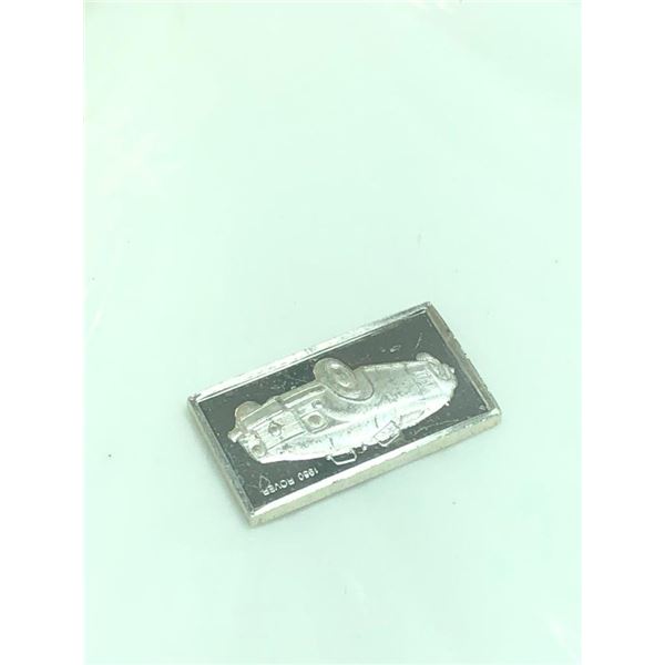 Silver 1.6G Bar, Suggested Retail Value $60