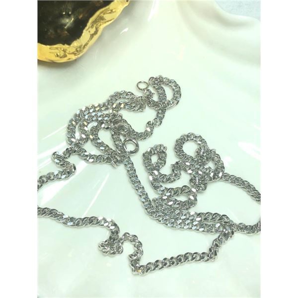 Silver 24" 11.39G Necklace, Suggested Retail Value $150